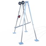 Calaferetri Fast compatto con verricello e gambe regolabili