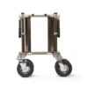 Carrello pieghevole in alluminio con freni per feretri