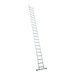 Scala singola PRIMA/S in alluminio con pioli a rombo e piedi snodati per maggiore sicurezza